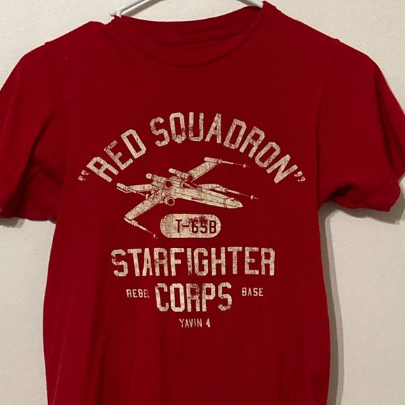 Star Wars Red Squadron T-Shirt - Picture 1 of 1